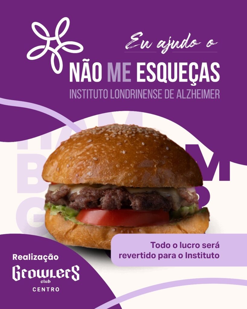 Compre um hambúrguer e ajude o Instituto Não Me Esqueças