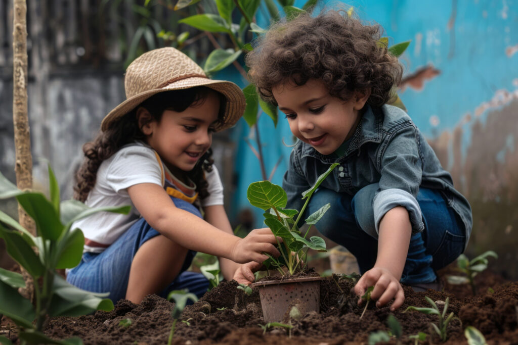 A relação das crianças com a natureza deve ser mais que recreação. A pedagogia da terra educa com uma linguagem profunda