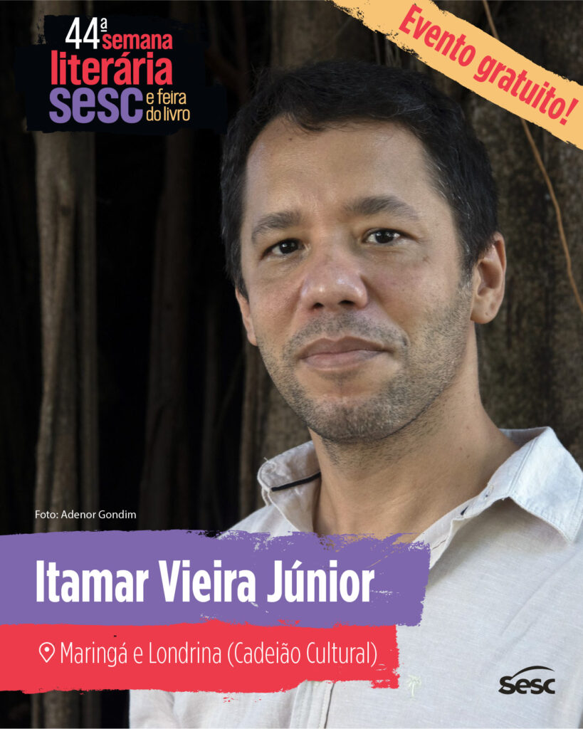 Começa nesta quarta-feira (13), a 44ª Semana Literária e Feira do Livro, no Sesc Cadeião de Londrina. A palestra de abertura será com o autor do livro "Torto Arado", Itamar Vieira Júnior
