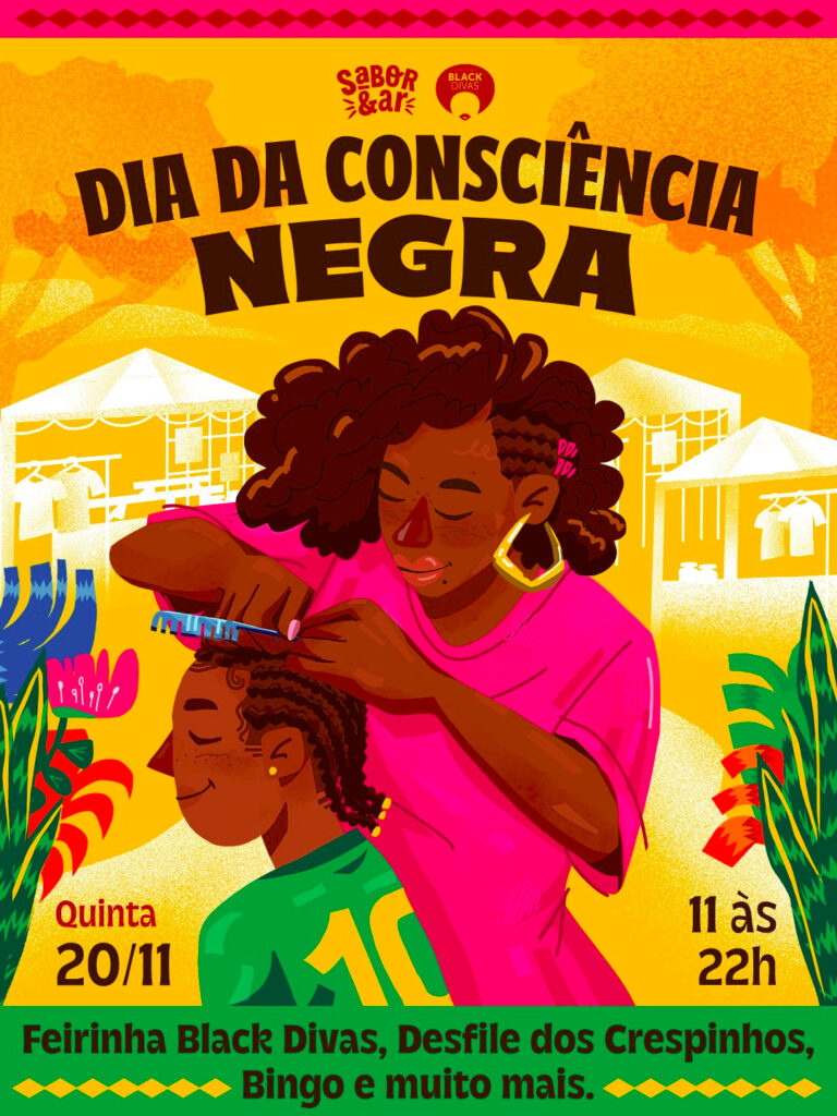 No Dia da Consciência Negra, o Coletivo Black Divas realiza a Feira Black Empreendedorismo, no Sabor&Ar, Zerão, com diversas atrações