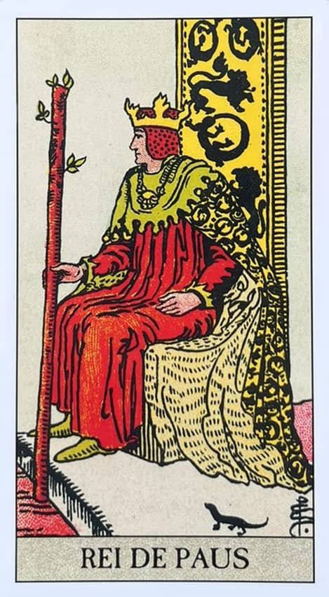 Essa é a semana em que o Rei de Paus diz pra  você ser o protagonista da própria história, assumir o controle da sua vida, sem esperar a aprovação dos outros