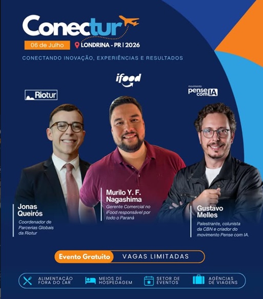 Conectur vai discutir inovação e futuro do mercado de turismo, na próxima segunda-feira (6), no Parque Ney Braga