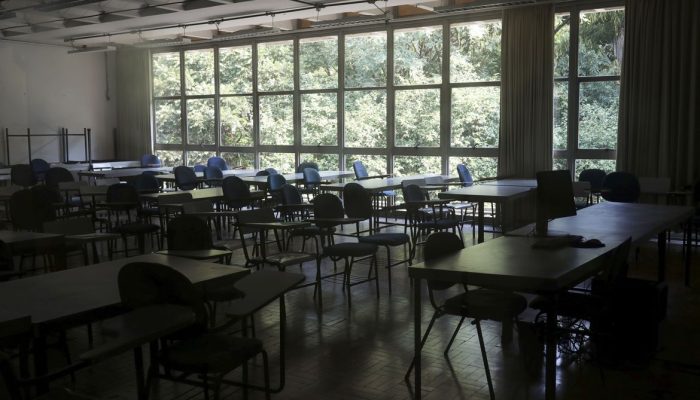 Sala de aula vazia