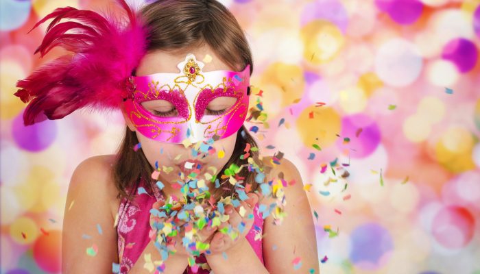 Mädchen im Karneval