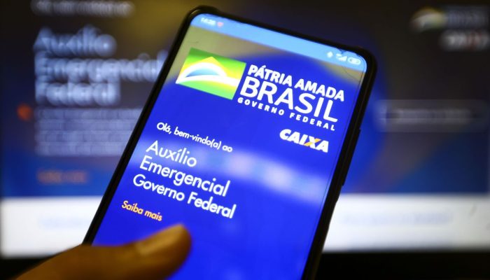 Aplicativo auxílio emergencial do Governo Federal.