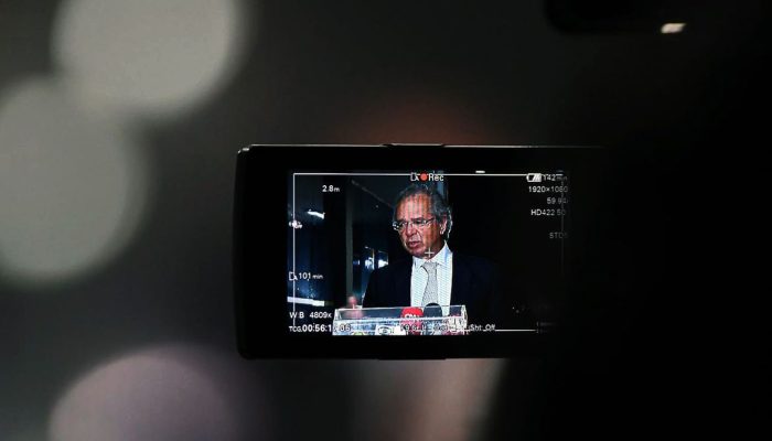 11/08/2020, Coletiva de imprensa no Ministério da Economia,Ministro da Economia, Paulo Guedes