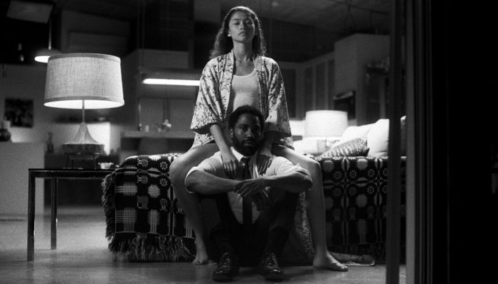 MALCOLM & MARIE (TOP TO BOTTOM): ZENDAYA as MARIE, JOHN DAVID WASHINGTON as MALCOLM. DOMINIC MILLER/NETFLIX © 2021