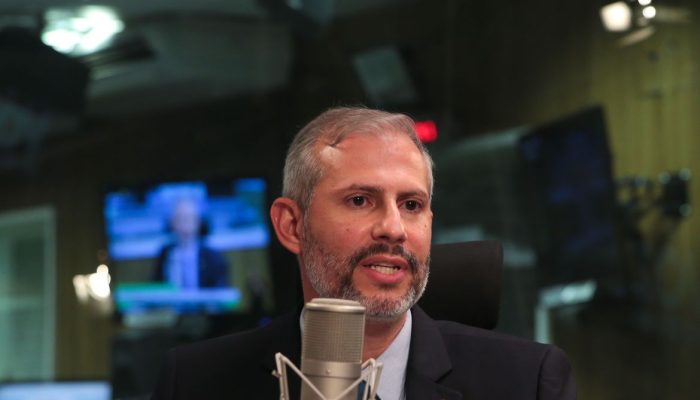 Secretário executivo do ministério da Educação, Victor Godoy, participa do programa A Voz do Brasil