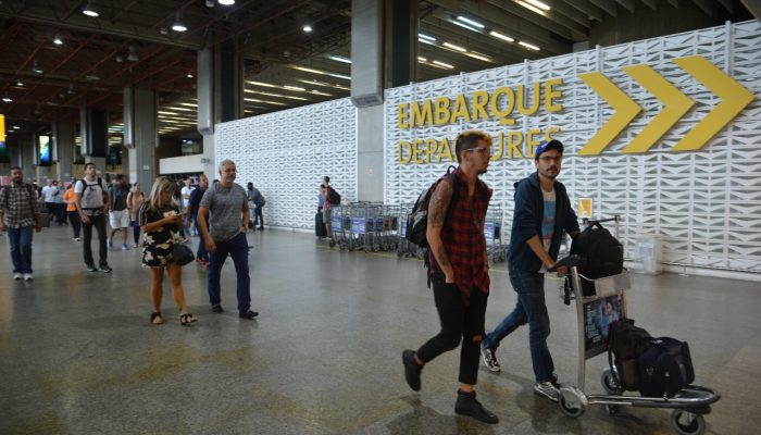 São Paulo - O Aeroporto Internacional de São Paulo foi apontado como o melhor aeroporto do Brasil na categoria acima de 15 milhões de passageiros por ano, de acordo com Relatório de Desempenho Operacional dos Aeroportos (Rovena Rosa/Agência Brasil)