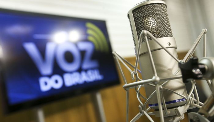 Brasília, DF, Brasil: Estúdio Voz do Brasil. (Foto: Marcelo Camargo/Agência Brasil)