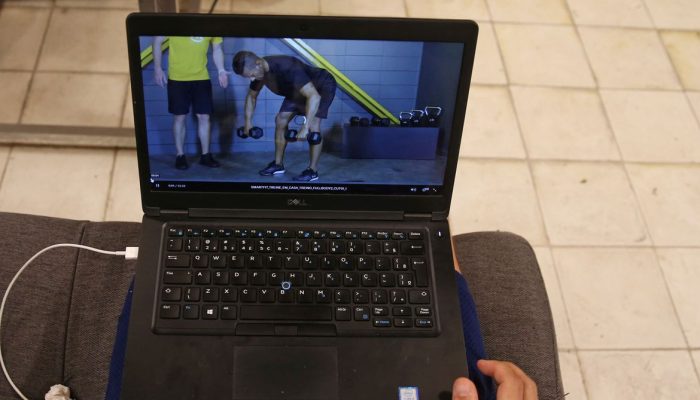 ginástica em casa