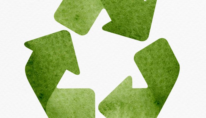 green-recycling-icon-design-element