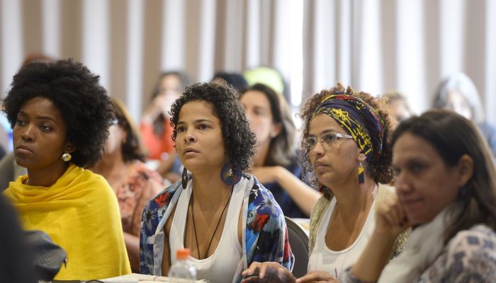 Rio de Janeiro - II Diálogo Nacional sobre Violência Doméstica, organizado pelo Fundo Fale Sem Medo, parceria entre o ELAS Fundo de Investimento Social e o Instituto Avon, o Diálogo tem por objetivo reunir as representantes dos projetos aprovados no 3º Edital do Fundo Fale Sem Medo para um amplo diálogo com especialistas no tema da violência doméstica e direitos das mulheres (Tânia Rêgo/Agência Brasil)