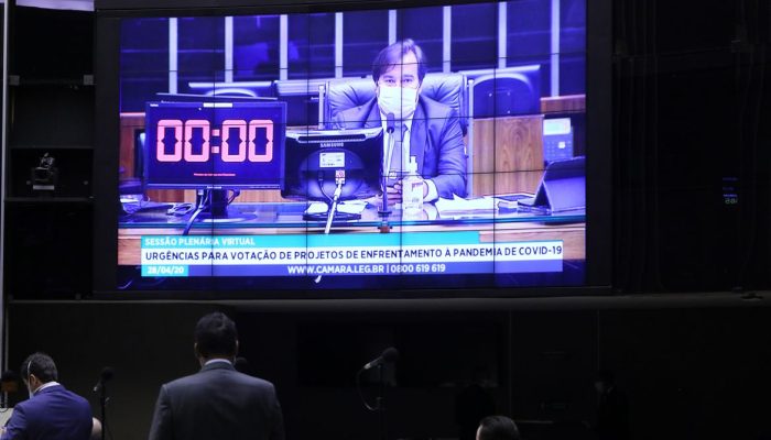 Ordem do dia para votação de propostas legislativas. Presidente da Câmara dos Deputados, dep. Rodrigo Maia (DEM - RJ)