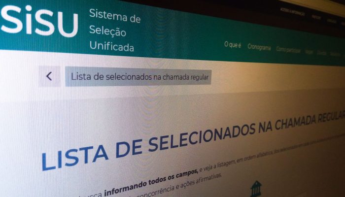 resultado do Sisu, educação. MEC