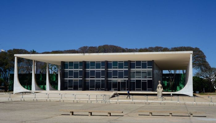 Fachada do edifício sede do Supremo Tribunal Federal - STF