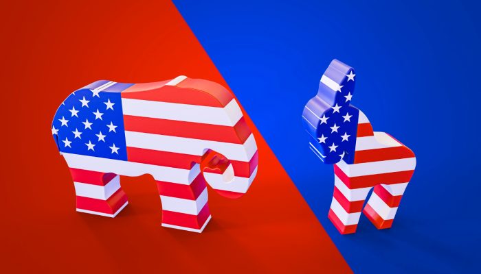 us-elections-concept-with-america-flag