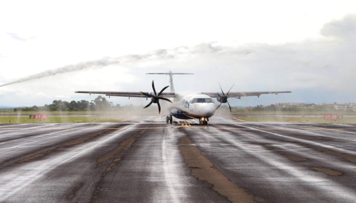 O governador Carlos Massa Ratinho Junior inaugura o Aeroporto Municipal Juvenal Loureiro Cardoso, de Pato Branco, no Sudoeste do Paraná.  -  Pato Branco, 10/01/2019  -  Foto: José Fernando Ogura/ANPr
